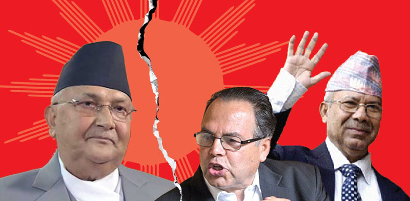 बोहोराद्वारा एमाले अध्यक्ष ओलीलाई आजको बैठक रोक्न आग्रह