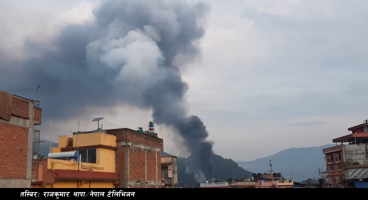 बालाजु औद्योगिक क्षेत्रमा रहेको विस्कुट फ्याक्ट्रिमा आगलागी