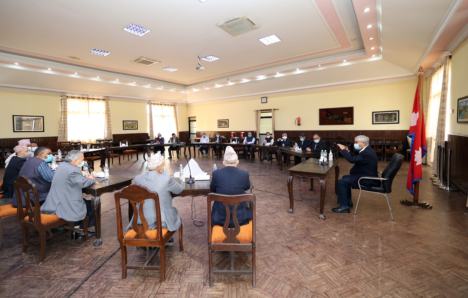 एमसीसीका विषयमा सहमति जुटाउन सत्ता गठबन्धनको बैठक