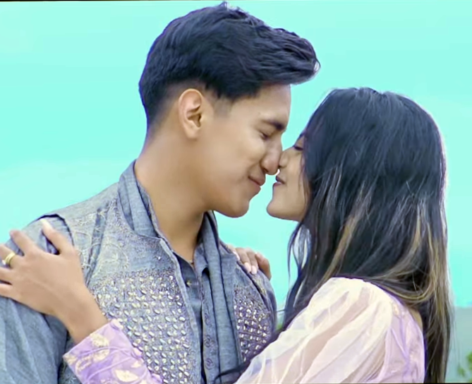 केवल तिमी भित्रैको साथमा आए कुन्साङ र सिम्रन म्युजिक भिडियोमा