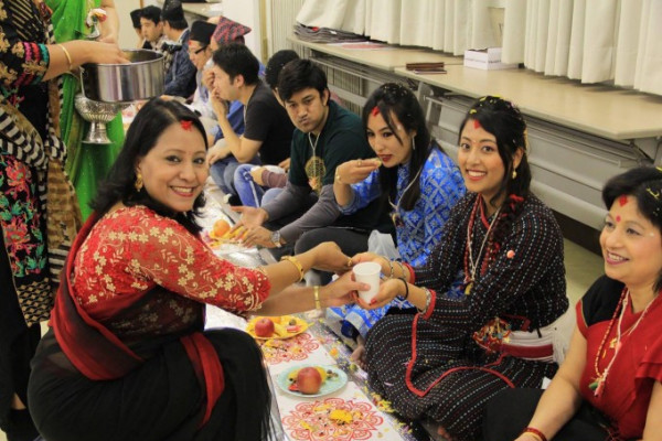 मौलिक पर्व म्हपूजा मनाउँदैं नेवार समुदाय