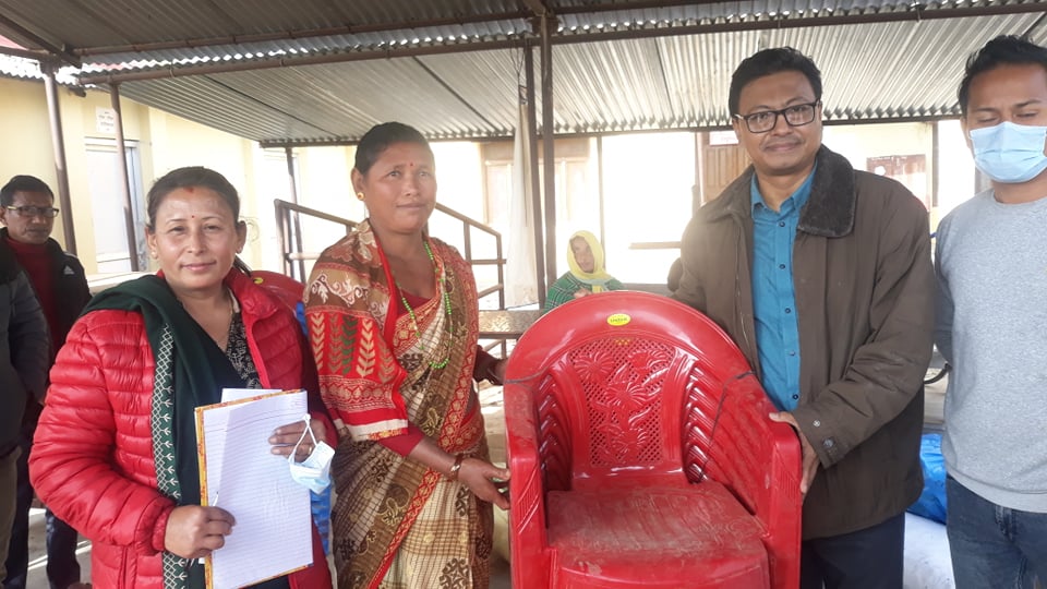 द्वन्द्व पीडित महिलालाई रोजगार सामाग्री