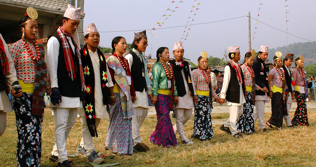 अन्नबाली भित्र्याएपछि किराँत समुदायले उधौली पर्व मनाउँदै