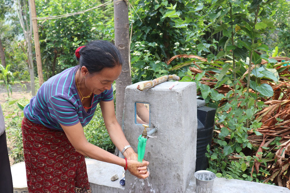 घरघरमा धारा, घेर्मुबासीलाई पानी भर्न पल्लोगाउँ जाने बाध्यता हट्यो