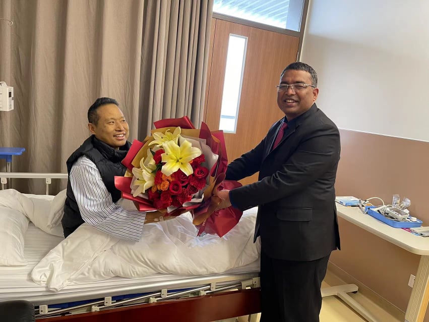 काठमाडौंमा महाधिवेशन जारी रहँदा नेता पुनले चीनमा बढाए भेटघाट