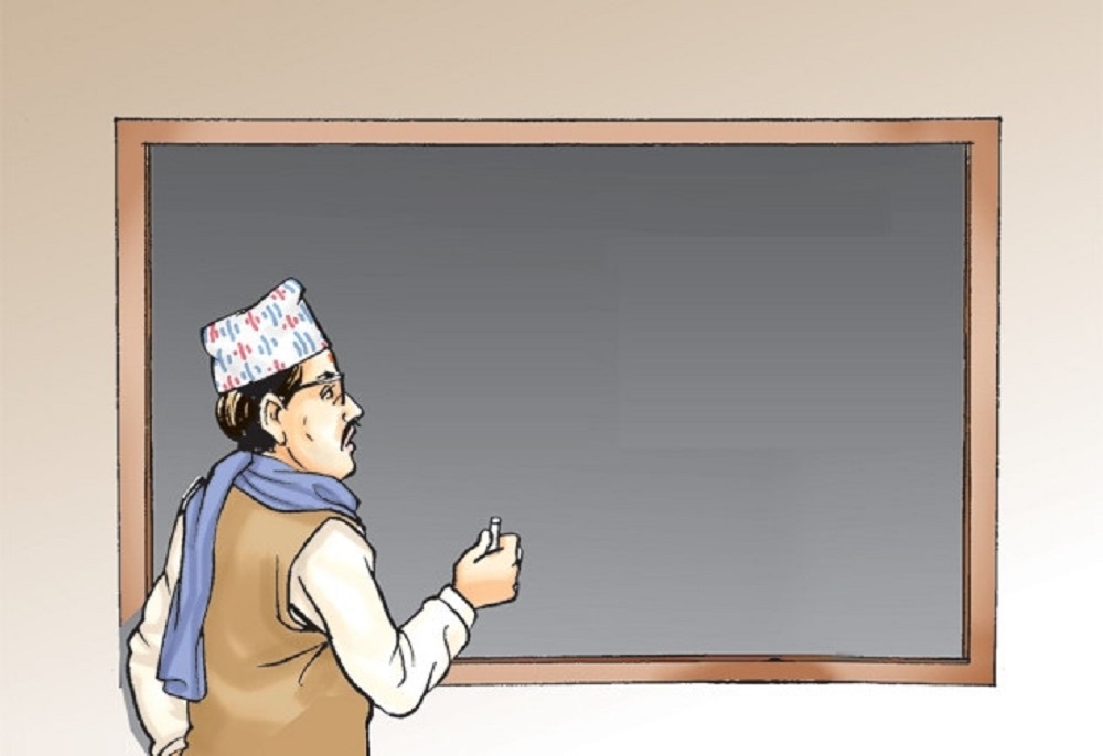 ३३३ विद्यार्थी पढाउन एउटै शिक्षक, स्कुल धानेकाे ३४ वर्ष वित्याे