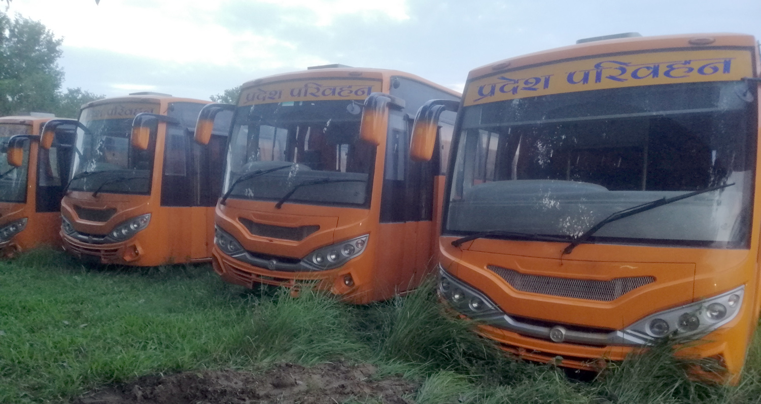 कवाड बन्दै मधेस प्रदेश सरकारको पाँचवटा बस