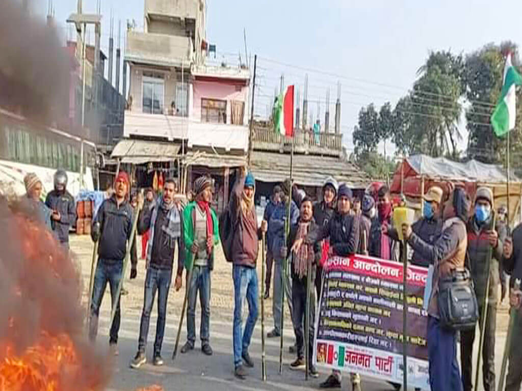 जनमत पार्टीले पुनः सुरु गर्‍यो राजमार्ग केन्द्रित आन्दोलन