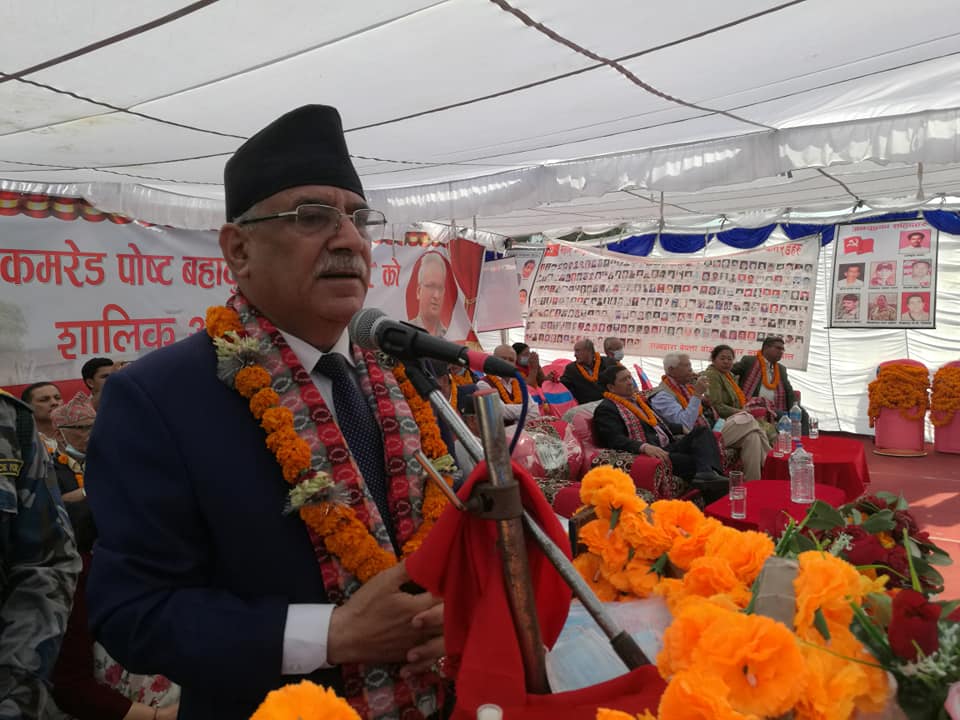 माओवादी केन्द्र देशको संकटमोचन गर्ने भूमिकामा छ: प्रचण्ड