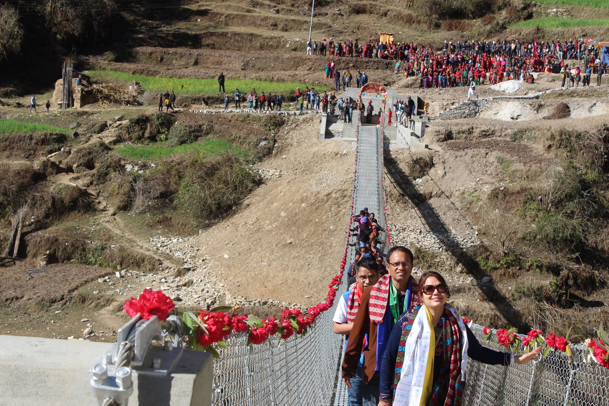 नाउलीगाडमा झाेलुंगे पुल निर्माण, १० गाउँ लाभान्वित हुने