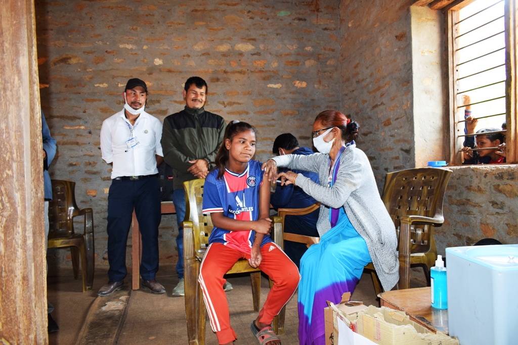 जाजरकोटमा टाइफाइडविरुद्ध खोप दुई चरणमा