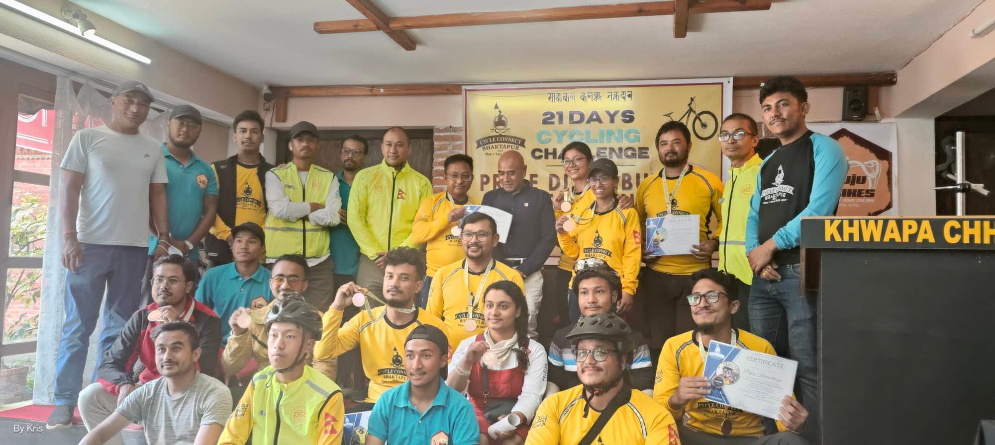 नेपाल इको प्यानलको सहयोगमा साइकल च्यालेन्ज