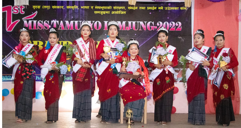 सुष्मा प्रथम मिस तमुस्यो लमजुङ