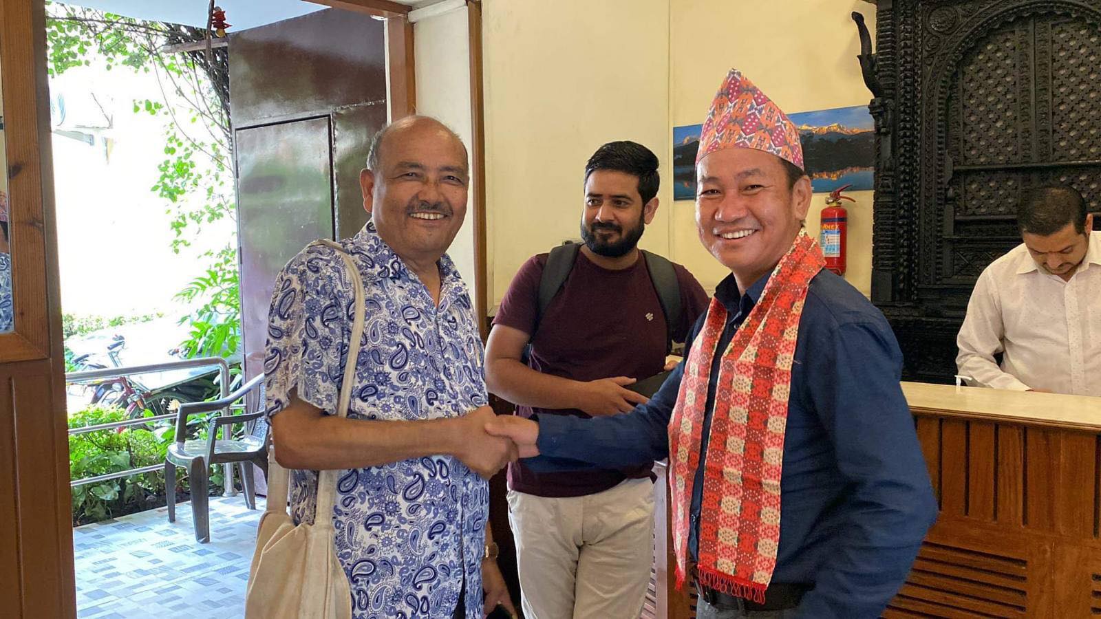 धरानका मेयर काठमाडौंमा