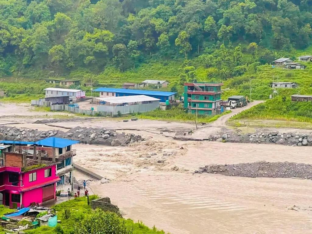 सिन्धुपाल्चोकमा भारी वर्षा