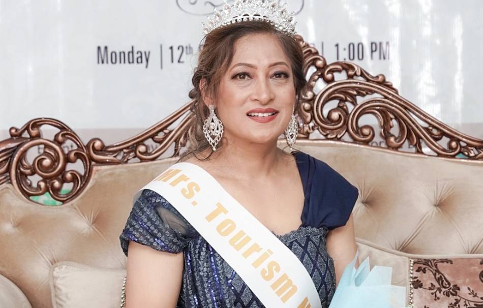 मिसेस टुरिजममा नेपालको प्रतिनिधित्व मुदिताले गर्ने