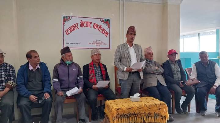 कांग्रेस बिपीका लक्ष्मीकान्त पौडेलद्वारा उम्मेदवारी फिर्ताको घोषणा