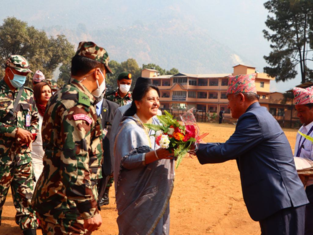 राष्ट्रपति भण्डारी बागलुङमा