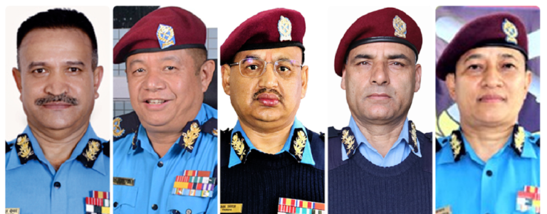 पाँच डीआईजी एआईजीमा बढुवा