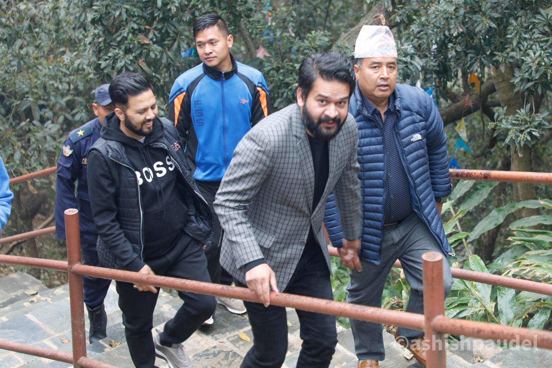 महेश बस्नेतलाई भेट्न बालेन साह गुन्डु पुगे