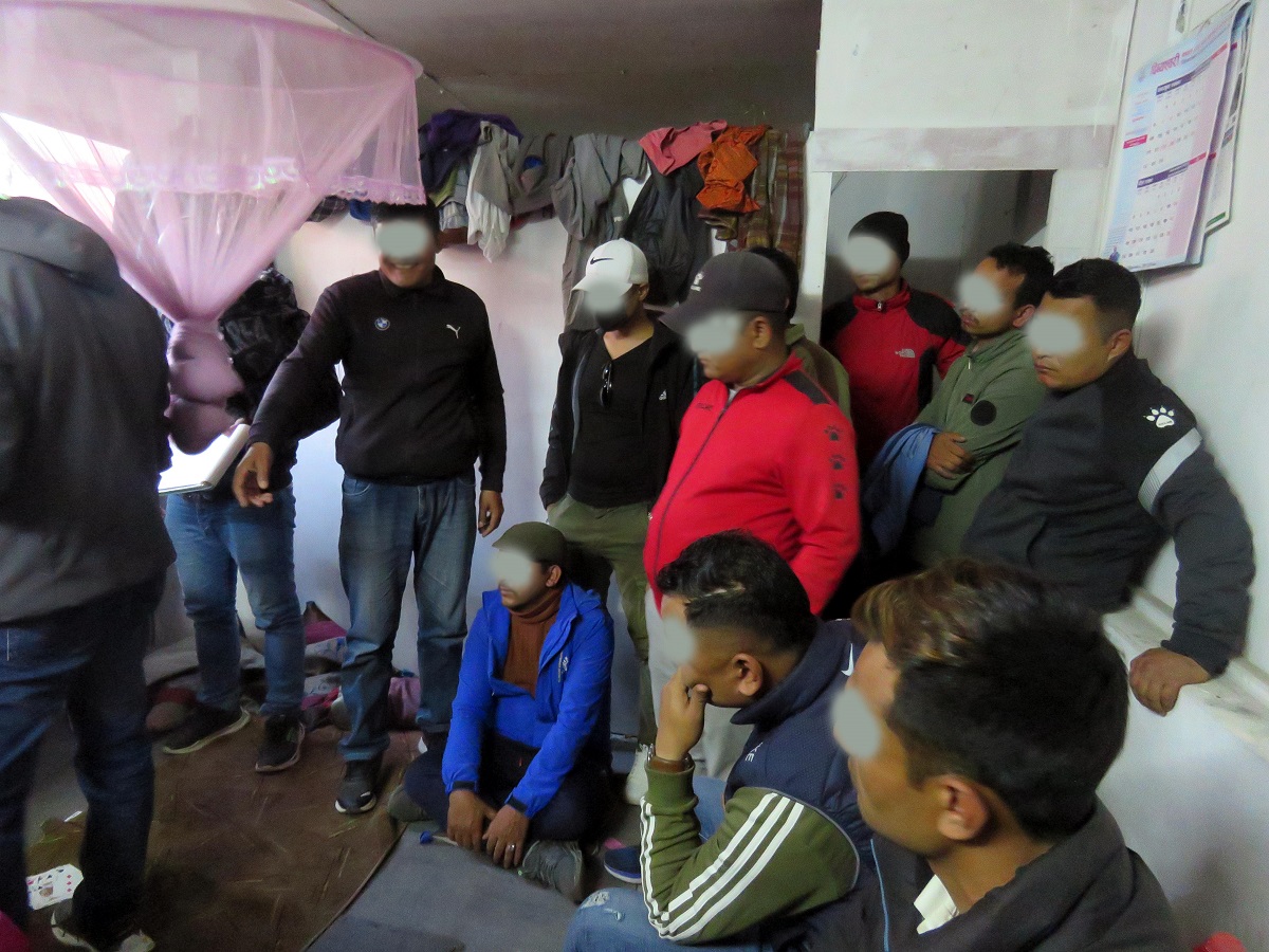 जुवातास खेलेकाे आराेपमा दुई भारतीयसहित १६ जना पक्राउ