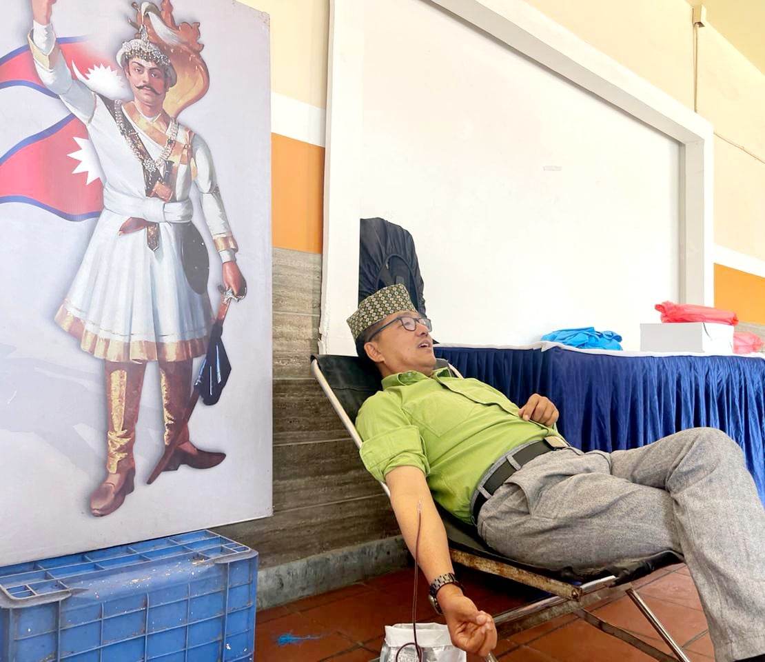 राप्रपाको युवा संगठनद्वारा नयाँ वर्षमा रक्तदानको आयोजना