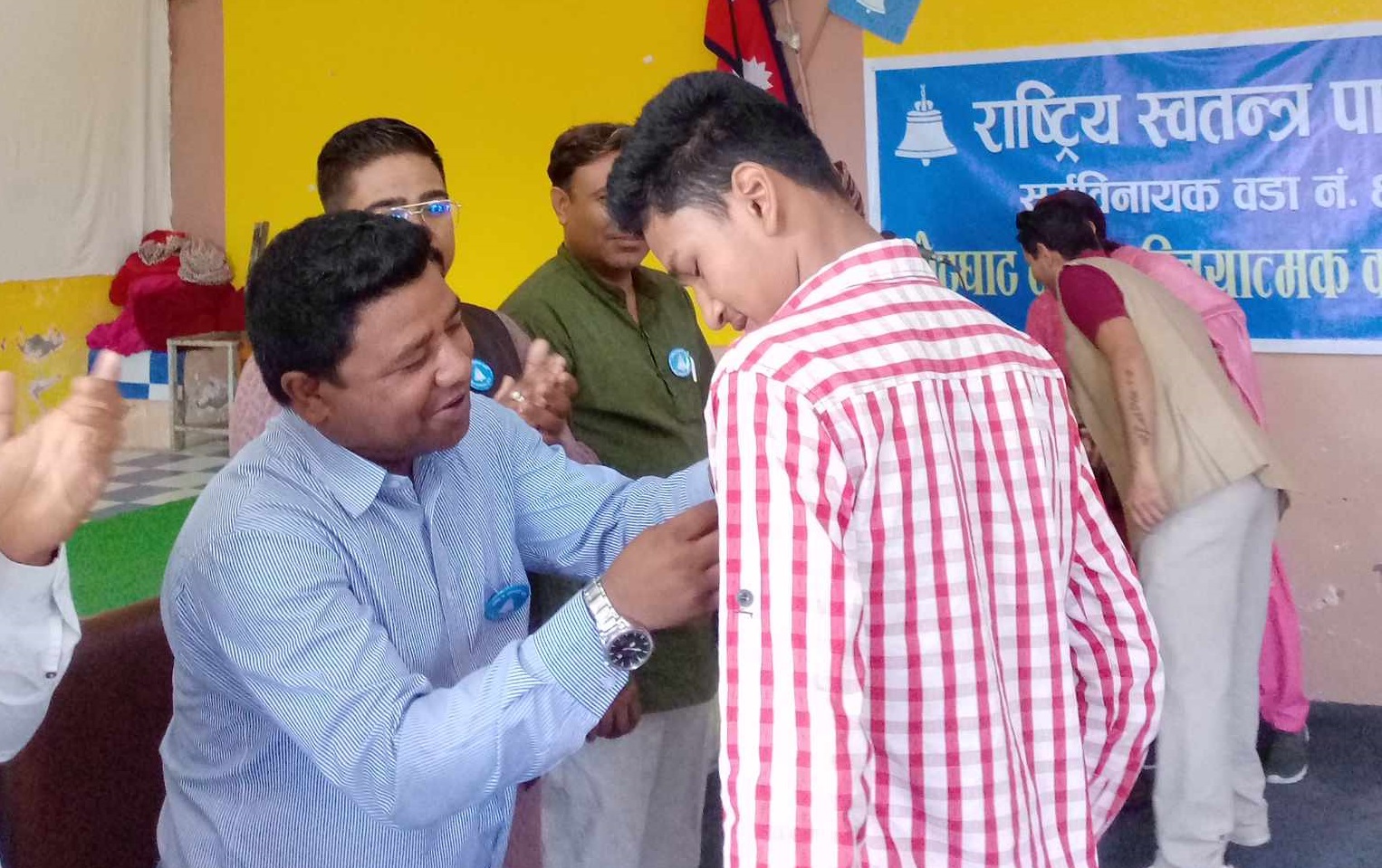 सूर्यविनाक नगरपालिका-६ का पाँंच दर्जन बढी वडाबासी रास्वपा प्रवेश