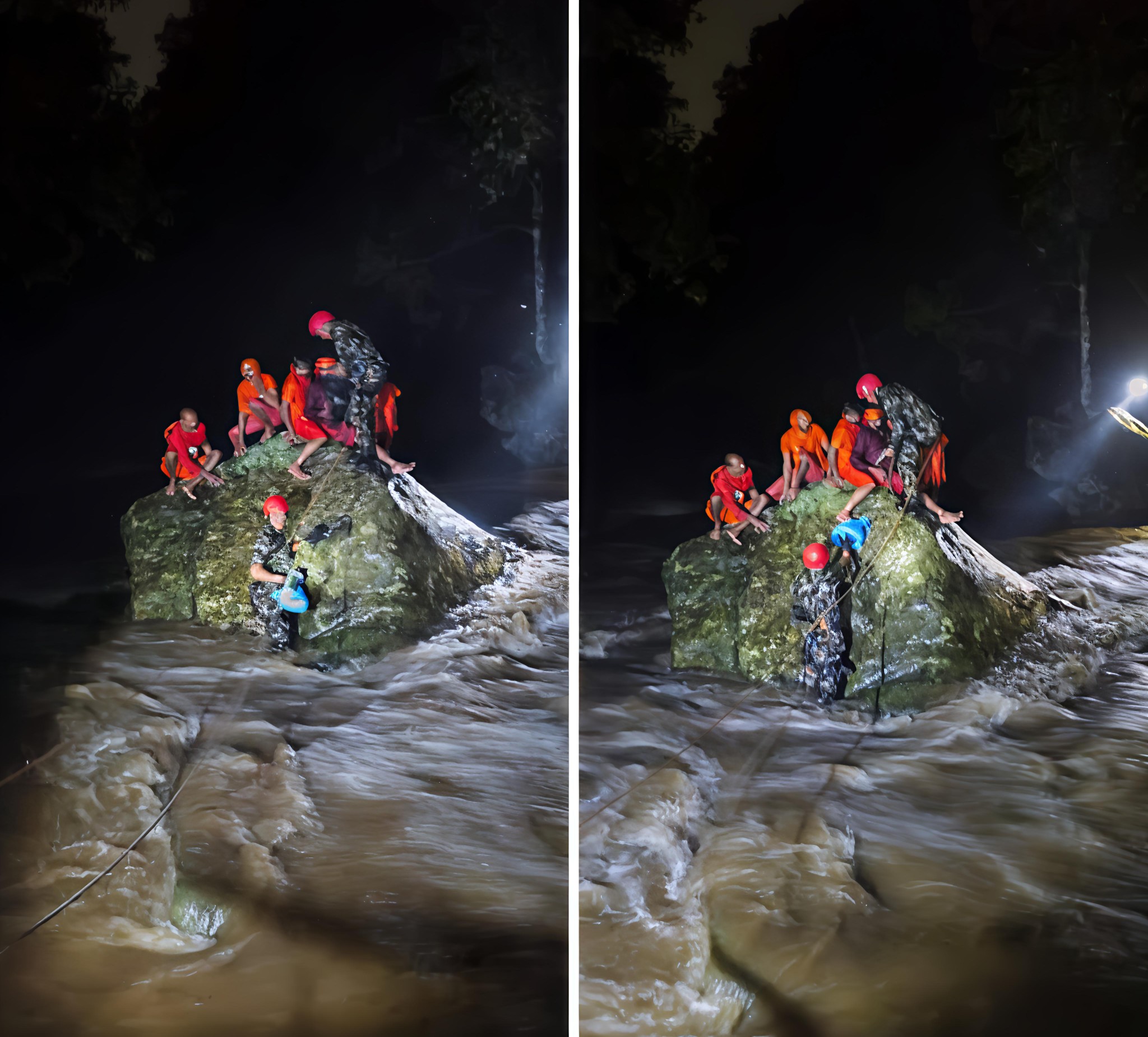 सुन्दरीमाई मन्दिर नजिकको खोलामा फसेका चार भारतीय र एक नेपालीको उद्दार