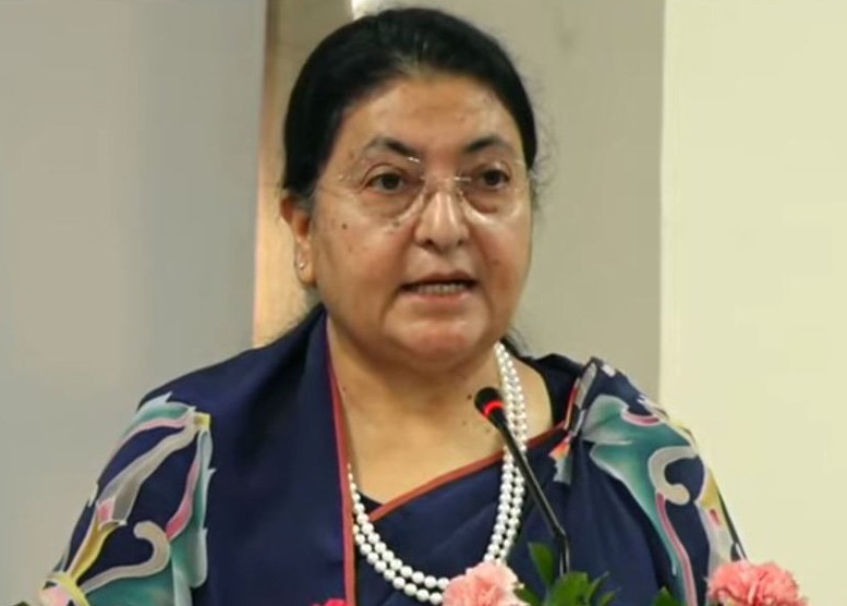 संसद् विघटनका निर्णयहरू मैले कुनै दबाबमा गरेको होइन : विद्या भण्डारी