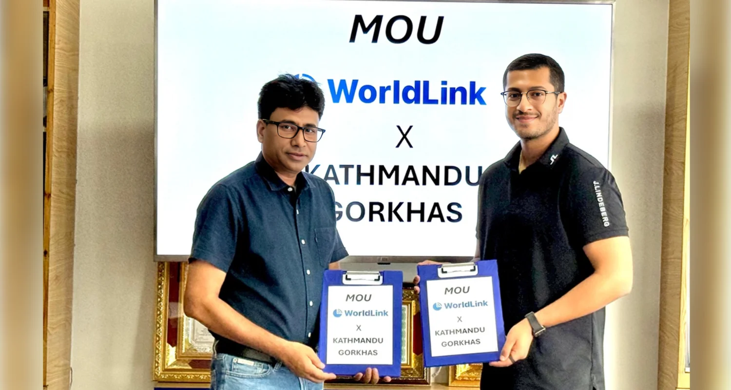 (एनपिएल)मा काठमाडौं गोर्खाज क्रिकेट टोलीको शीर्ष प्रायोजक वल्र्डलिंक कम्युनिकेसन्स हुने
