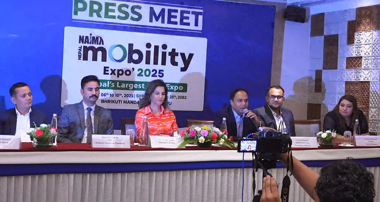 नेपालमा अहिलेसम्मकै ठुलो ‘नाइमा नेपाल मोबिलिटी एक्स्पो २०२५’ आयोजना हुँदै