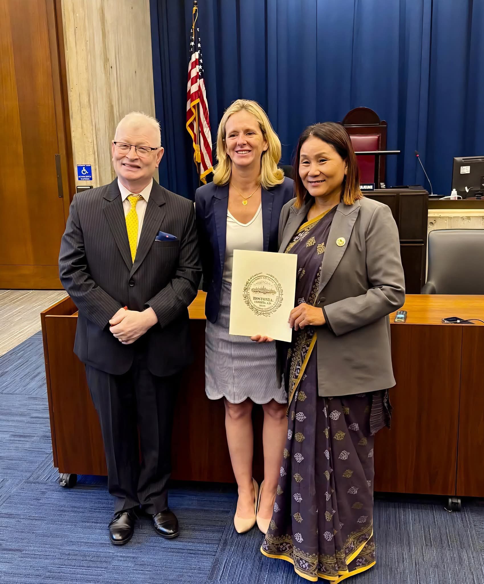 उपसभामुख इन्दिरा राना मगरलाई अमेरिकामा विशेष सम्मान