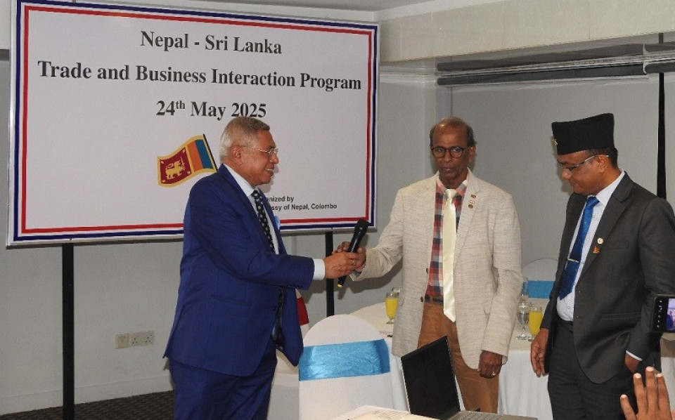 नेपाल चेम्बर अफ कमर्स र श्रीलंकन चेम्बर अफ स्मल इन्टरप्राइजेजबिच सम्झौता