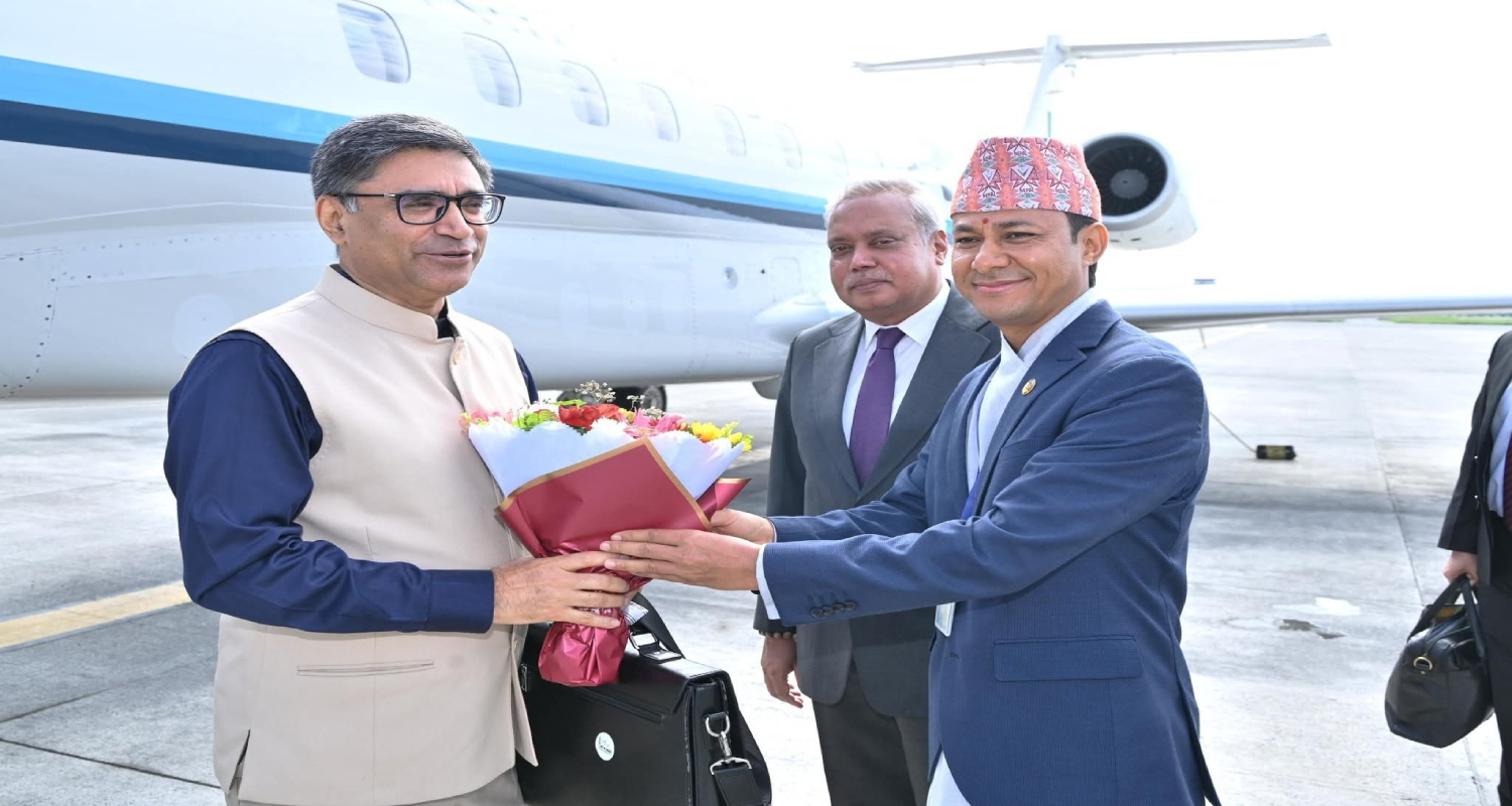 ओलीको भारत भ्रमणको तयारी: भारतीय विदेश सचिव मिश्री काठमाडौँमा