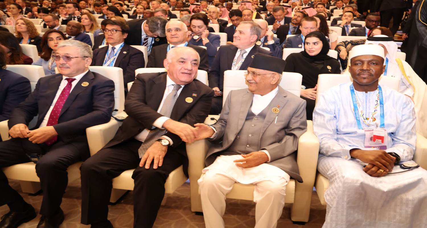 प्रधानमन्त्री ओलीद्वारा भूपरिवेष्ठित राष्ट्रहरूको सम्मेलनमा नेपालको प्रतिनिधित्व