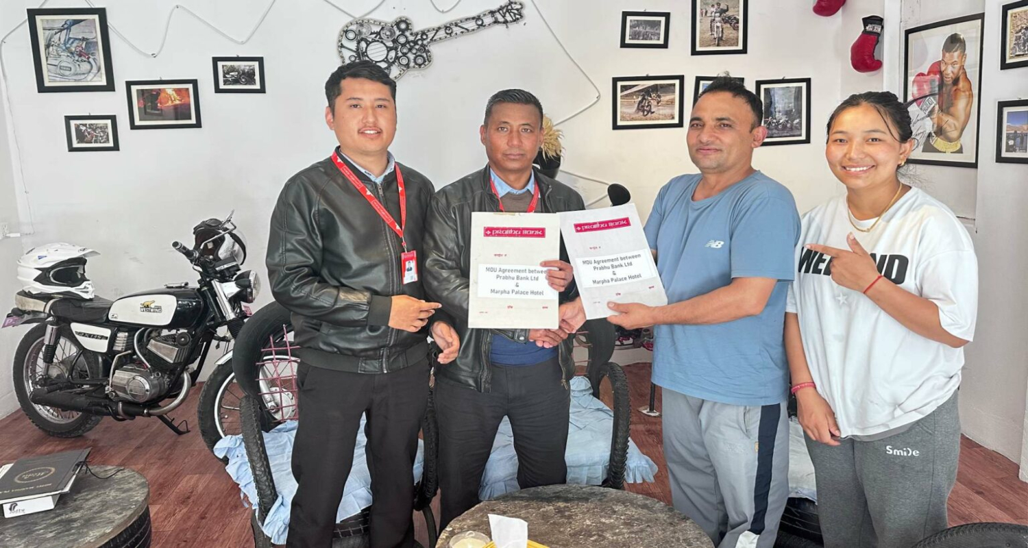 प्रभु बैंकका ग्राहकलाई मार्फा प्यालेस होटलमा १५% छुट