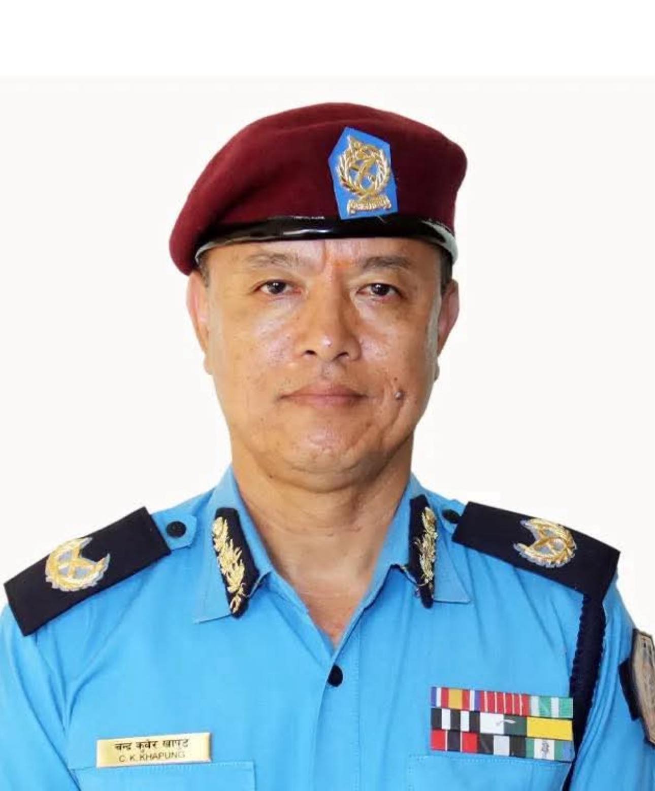 प्रहरी महानिरीक्षकमा चन्द्रकुवेर खापुङ नियुक्त