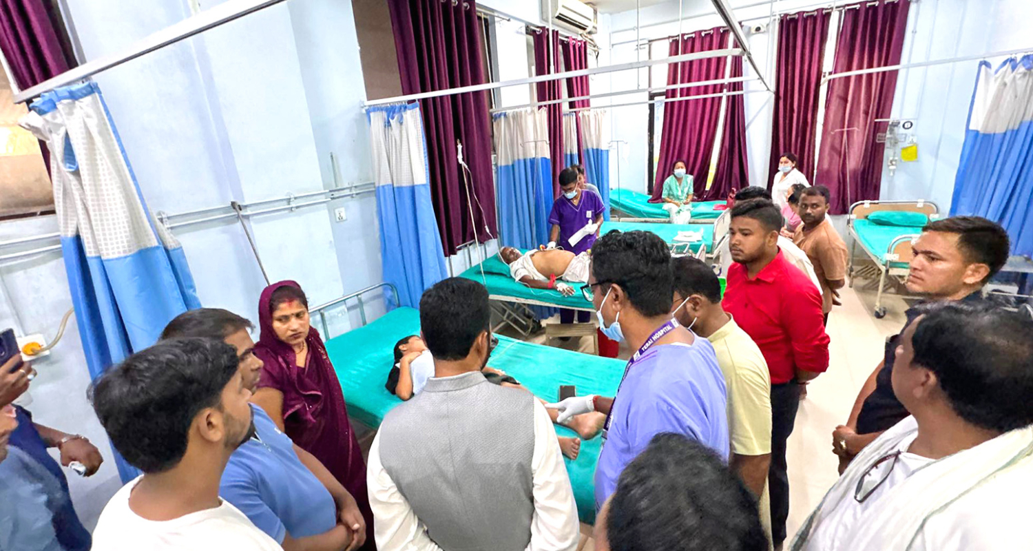 “वीरगञ्जमा होलेराको संक्रमण बढ्दै : संक्रमितको संख्या ९३ पुग्यो”