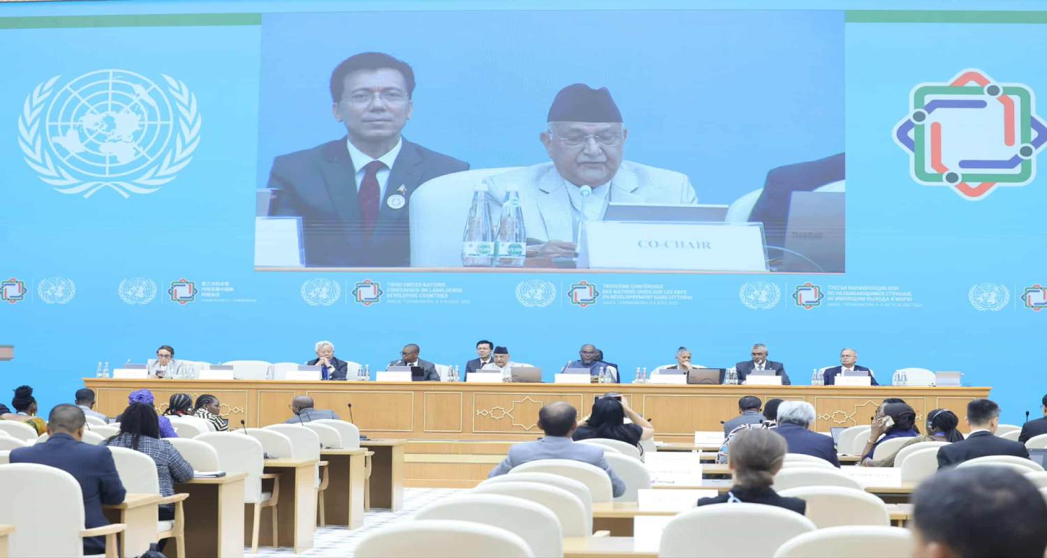 ओलीको सन्देश: भूपरिवेष्ठित राष्ट्रलाई न्याय, अनुदान होइन