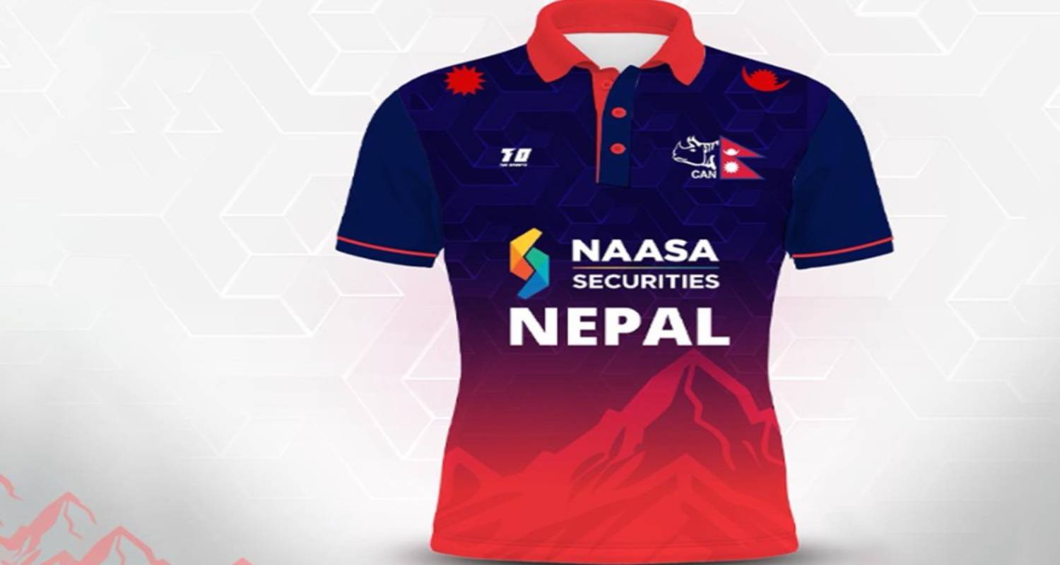 क्यानद्वारा राष्ट्रिय क्रिकेट टोलीको नयाँ टी-२० जर्सी सार्वजनिक, वेस्ट इन्डिजविरुद्ध लगाइने