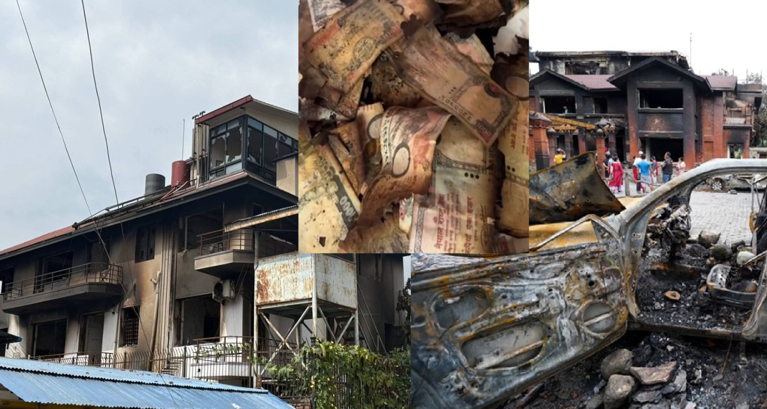 राजनीतिक दलका शीर्ष नेताको घरमा करोडौंको नगद जलेर नष्ट भएको खुलासा