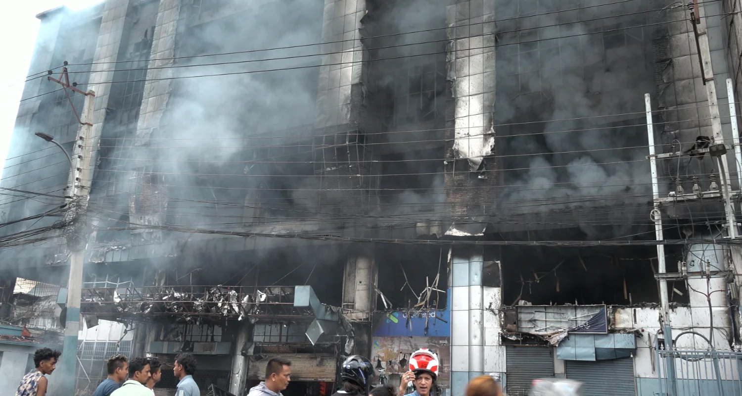 अझै निभेको छैन् चुच्चेपाटीस्थित भाटभटेनीको आगो