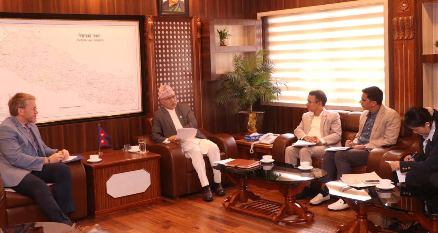 नेपालको परिवर्तित अवस्थाबारे अर्थमन्त्री र अमेरिकी राजदूतबीच छलफल