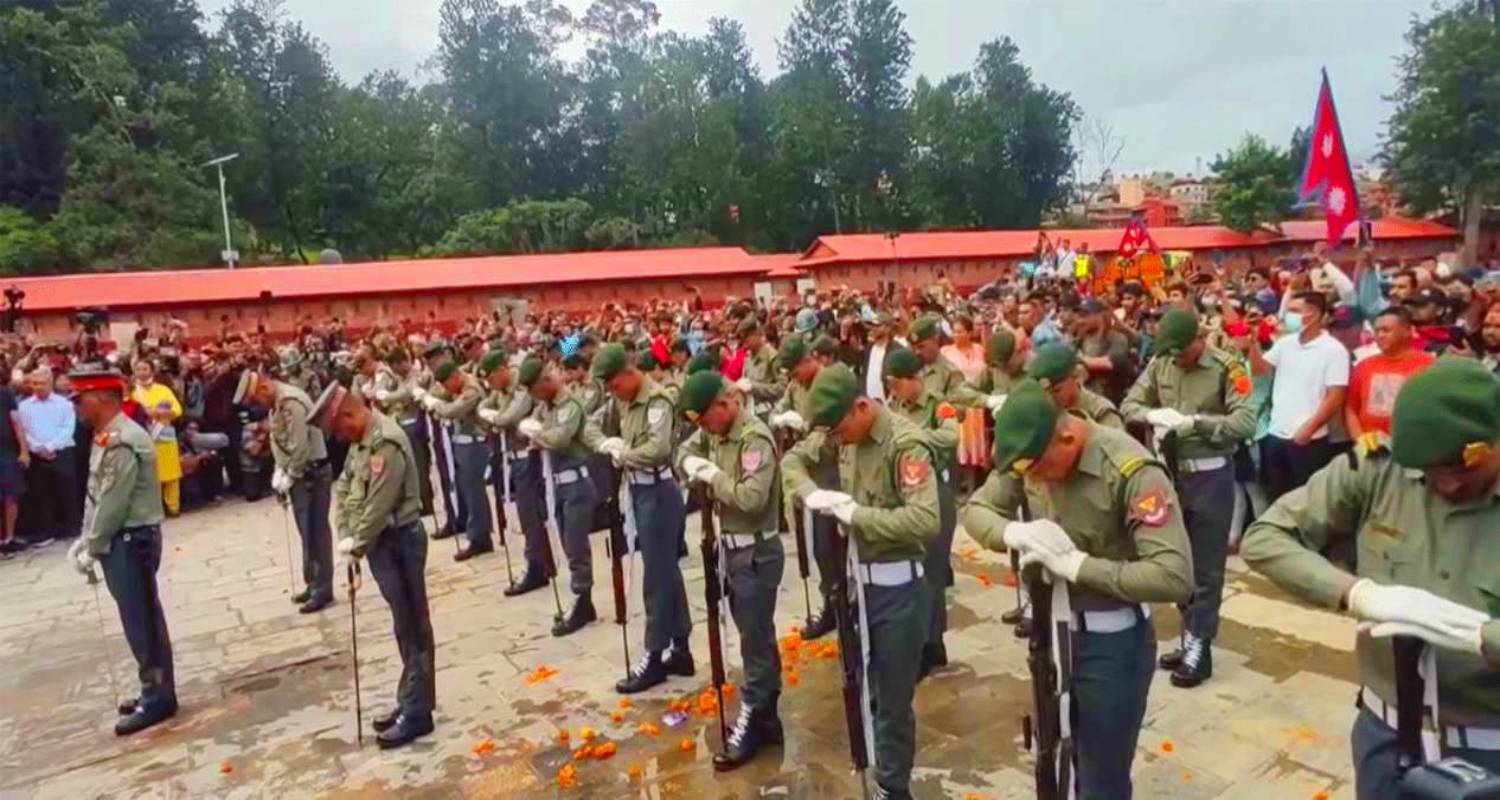 जनआन्दोलनका शहीदको सम्मानमा देशभर शोक बिदा