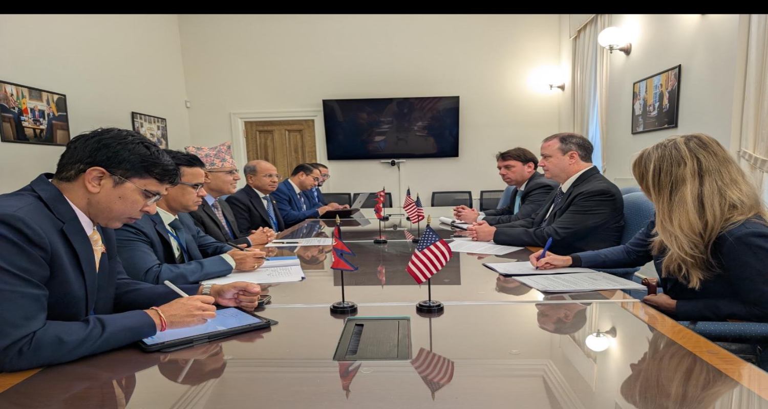 अमेरिकामा अर्थमन्त्रीको सक्रियता: अमेरिकी व्यापार प्रतिनिधि र साउदी सीईओसँग भेटघाट