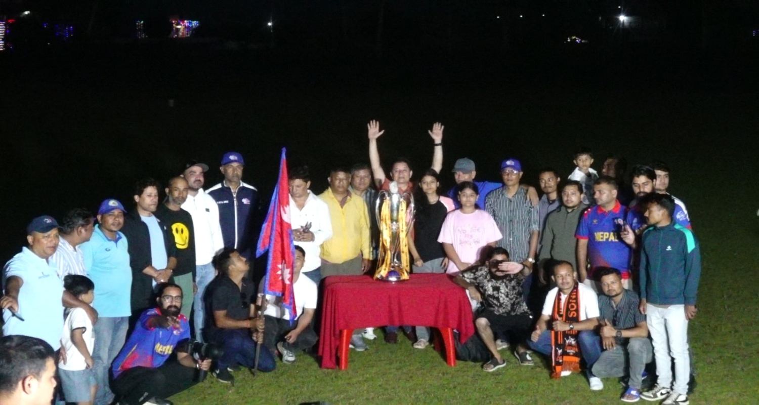 एनपिएल ट्रफी परेड बागमती प्रदेशको राजधानी हेटौडामा सम्पन्न