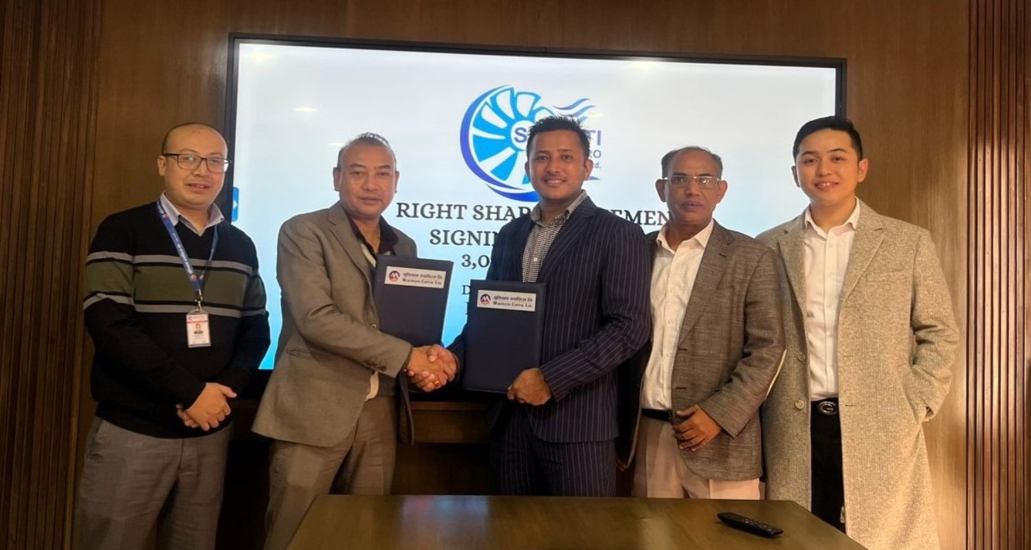 सिंगटी हाईड्रोले ३ करोड कित्ता हकप्रद शेयर निष्काशन गर्न सम्झौता गरे