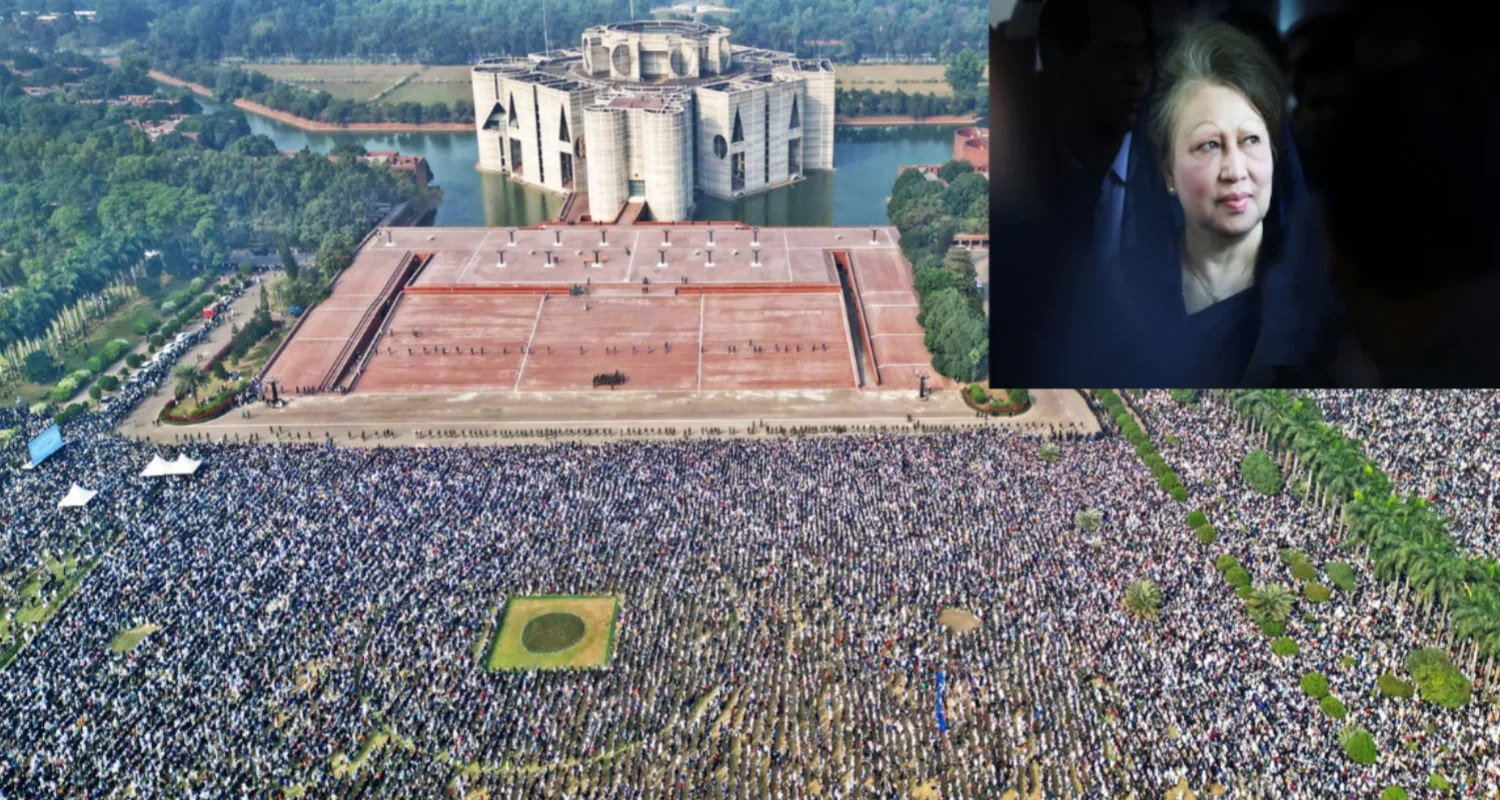 बंगलादेशी पूर्व प्रधानमन्त्री खालिदा जियाको अन्त्येष्टि समारोहमा हजारौं नागरिक सहभागी