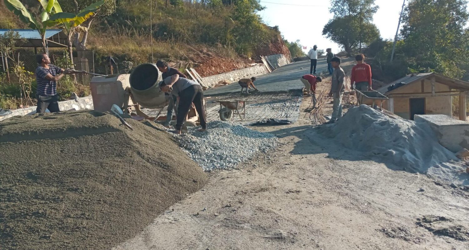 दमौली–केशवटार सडक ढलान सम्पन्न, आवतजावत सहज हुने